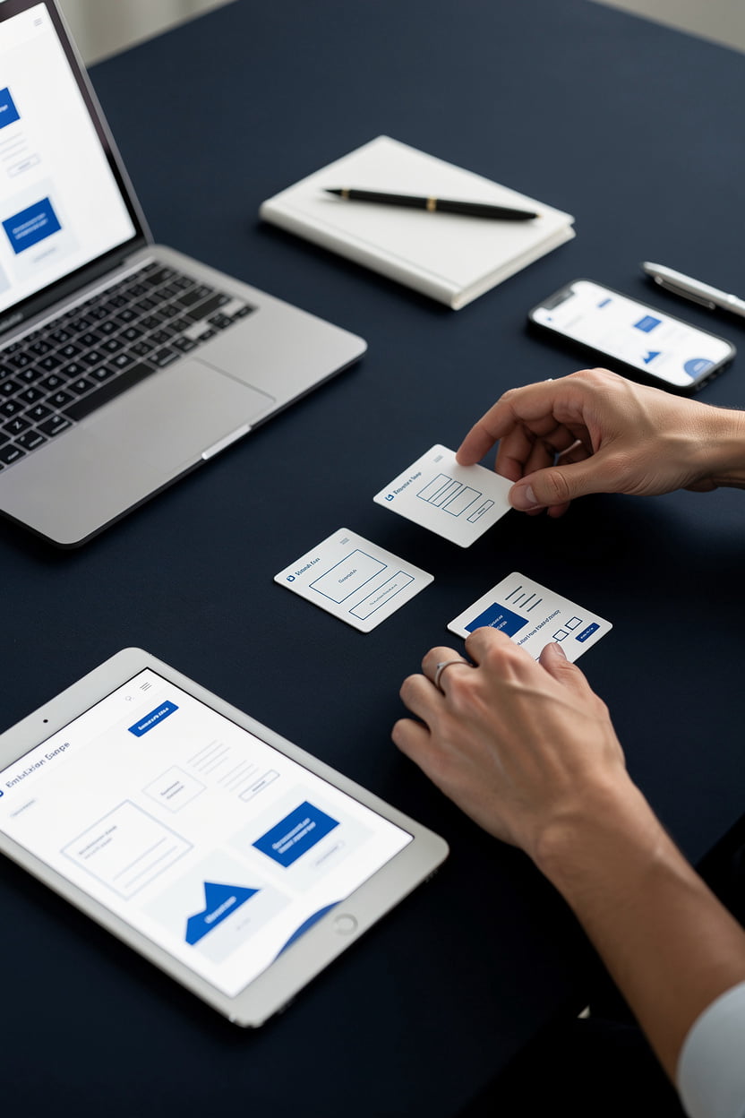 ELYQEN DIGITAL LTD project planning board for requesting a tailored quote for website design, mobile app development and IT consultancy services